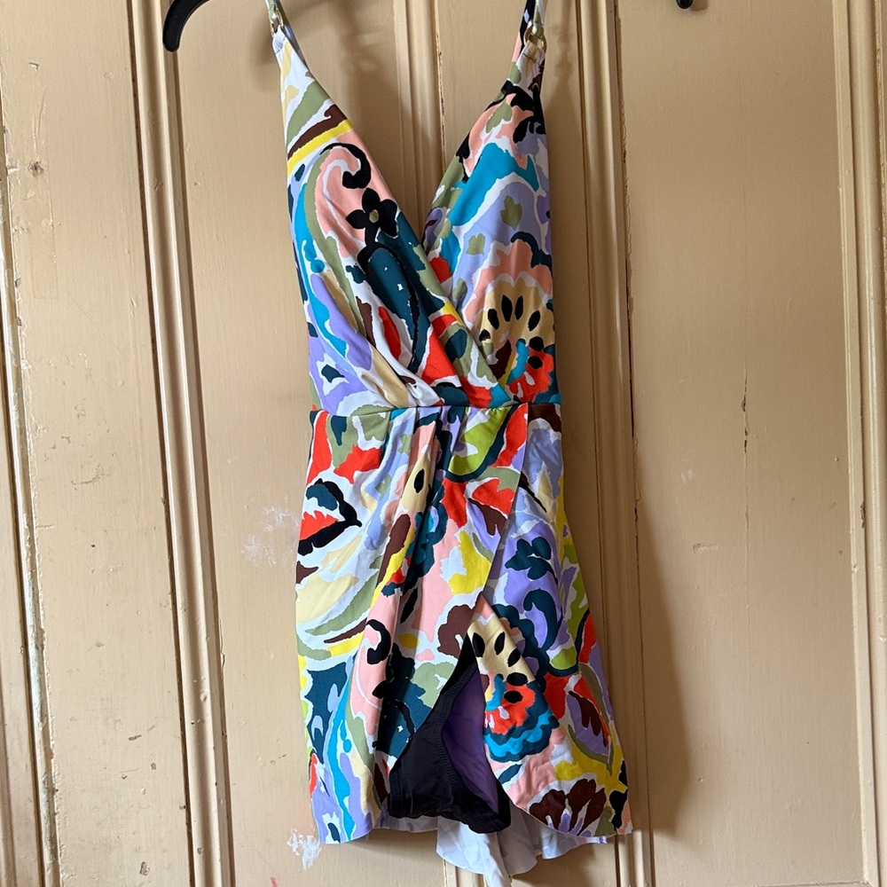 Anne Cole Multicolor Floral Swim Mini